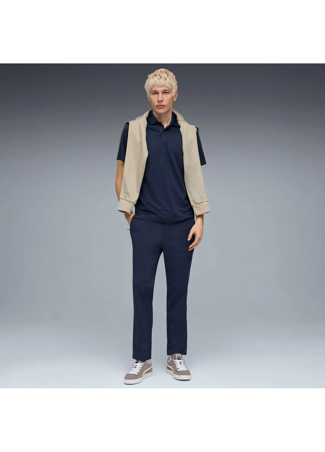 Синие демисезонные брюки Puma