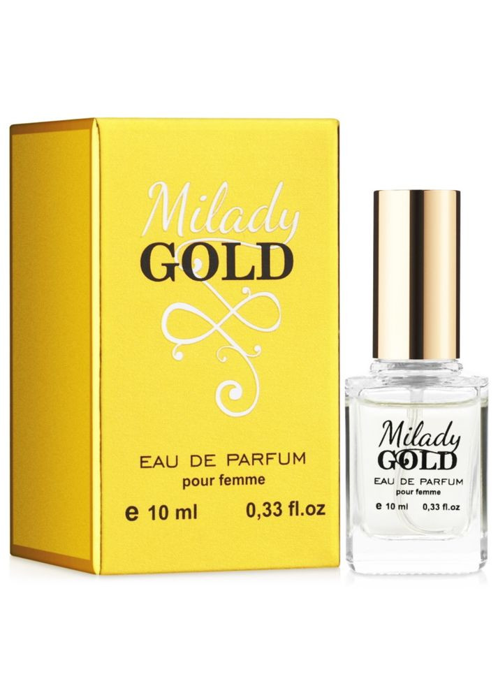 Парфюмерная вода для женщин Ароматы мира Milady Gold 10 мл (01330100201) Eva Cosmetics (349755276)