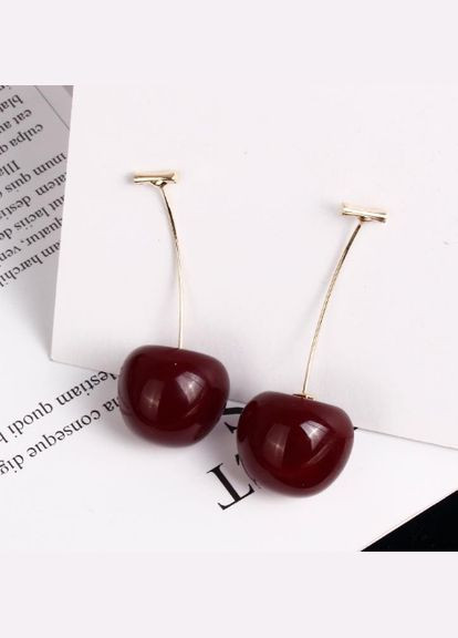 Серьги летние "Вишенки- черешенки" No Brand (325451432)