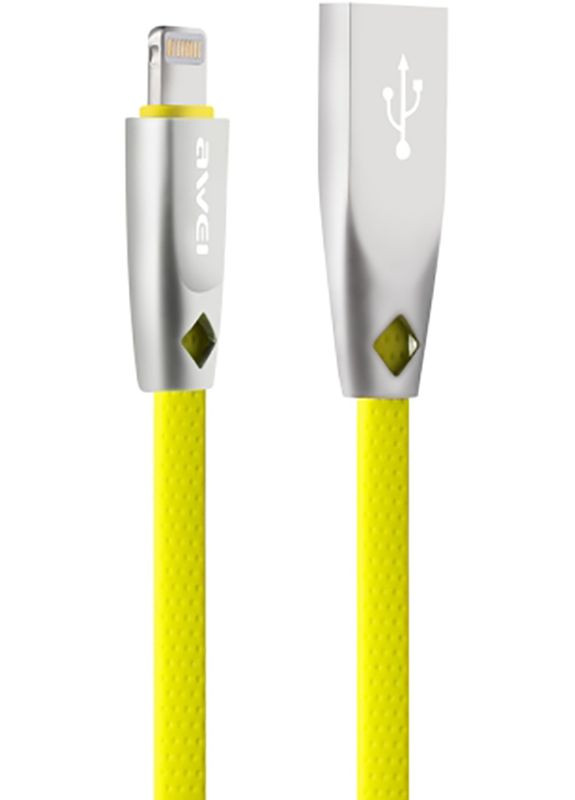 Кабель CL-95 Lightning cable 1m Yellow Awei (301467869)