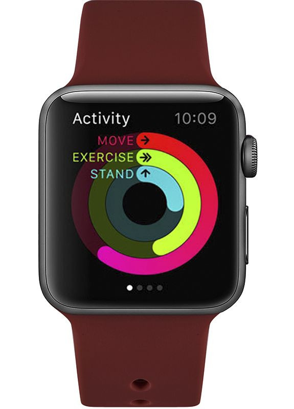 Ремешок Silicone Strap for Apple Watch 38/40 mm Wine Red UWatch (301473202)