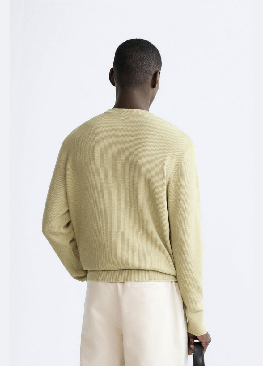 Светло-зеленый зимний светр Zara 3332 302 LIGHT GREEN