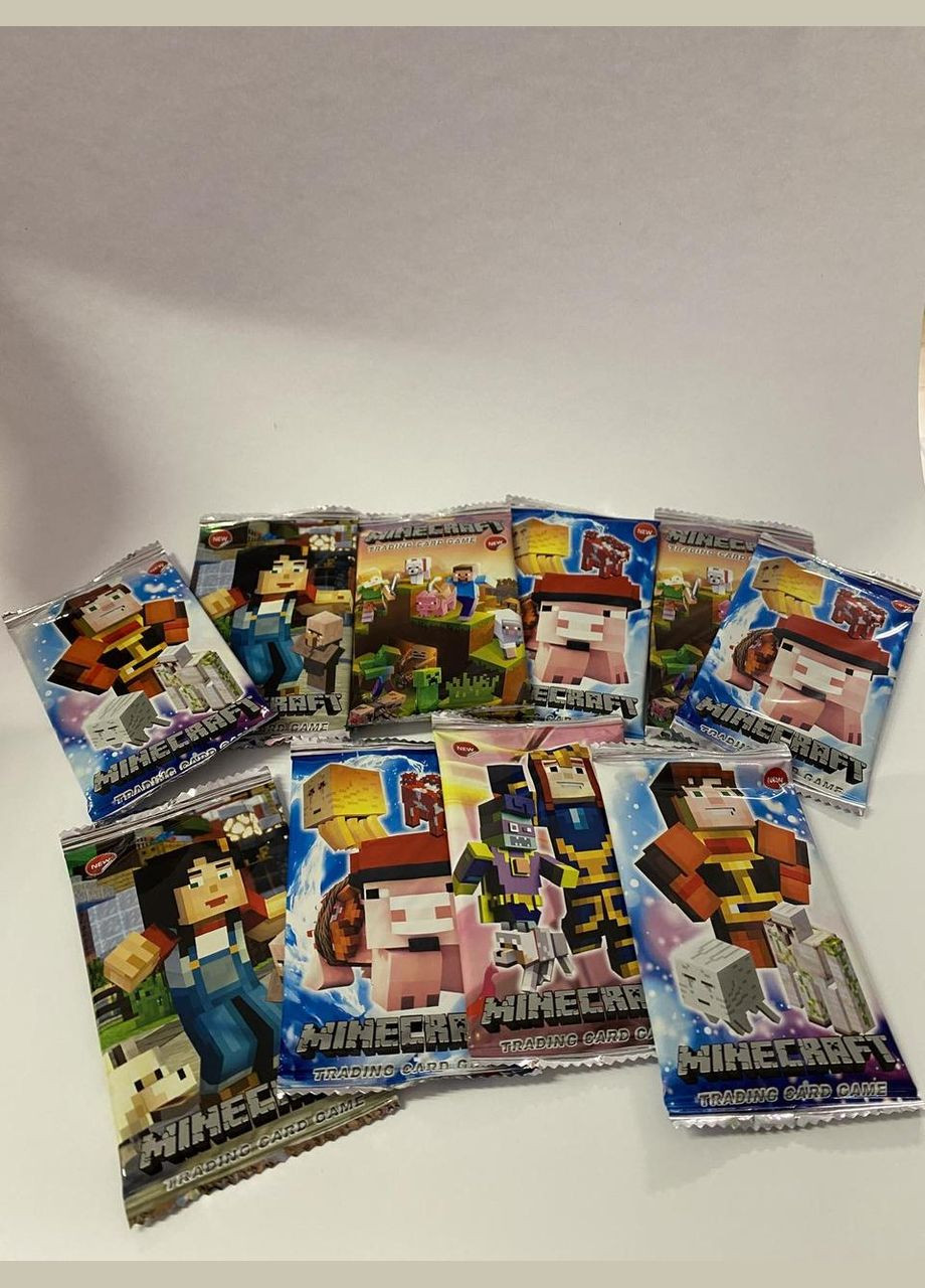 Дитячі картки Майнкрафт колекційні, картки 36 пакетиків-288 шт G-Toys (317274791)
