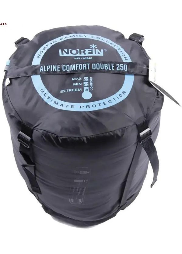 Спальний мішок Alpine Comfort Duble 250 +10°- / L-R Norfin (316444967)