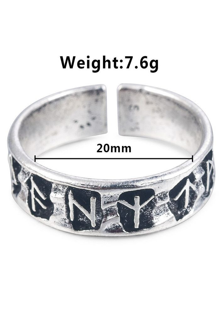 Скандинавський перстень оберіг руни для чоловіків оберіг для сім'ї вашого здоров'я розмір регулюємий Fashion Jewelry (285814476)