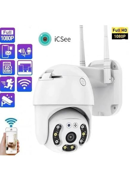 Камера видеонаблюдения Wifi поворотная портативная (2041346850) No Brand (328261677)