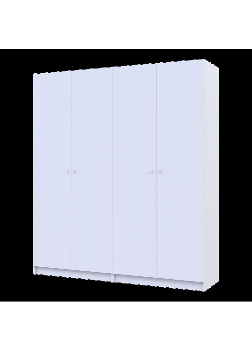Комплект шаф для одягу з полицями Промо (2 шт.) 180х48х204 см Білий (DRS-011464) Doros (361443807)
