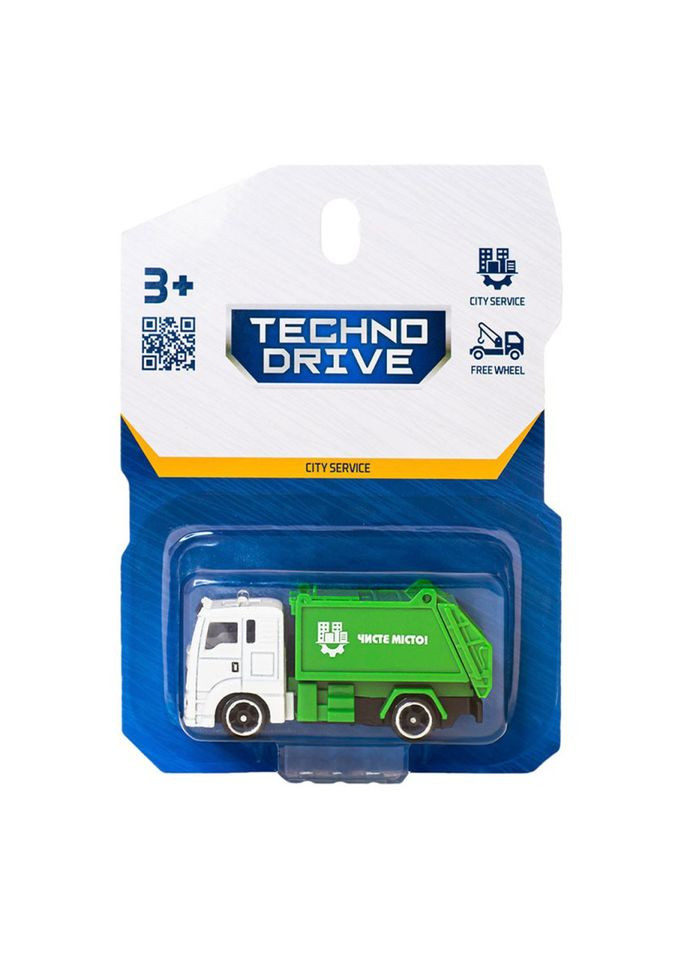 Автомодель детская Мусоровоз 250241CG-2 масштаб 1:64 TechnoDrive (369980718)