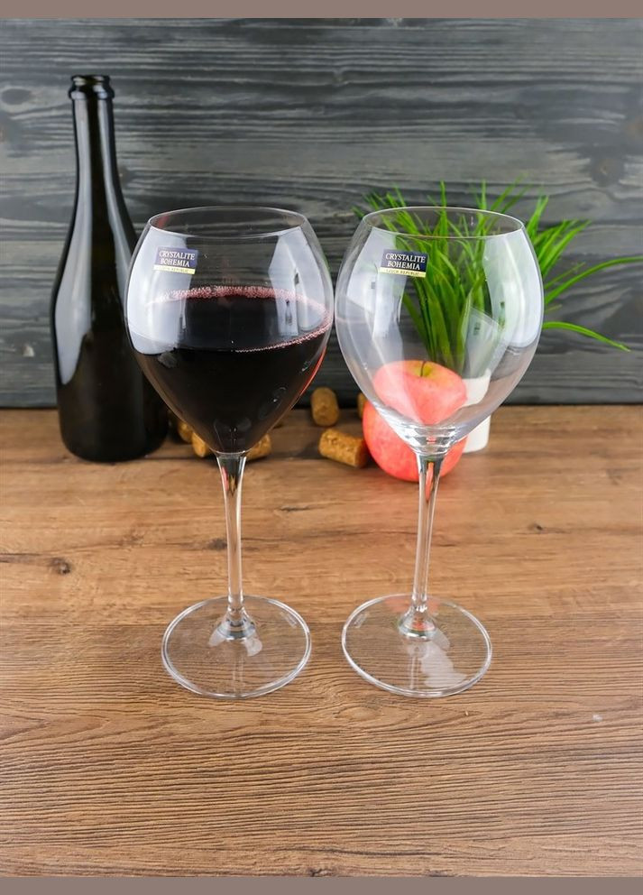 Набор бокалов для вина Cecilia 340 млх6 шт (1SF06/340) Bohemia (334007468)