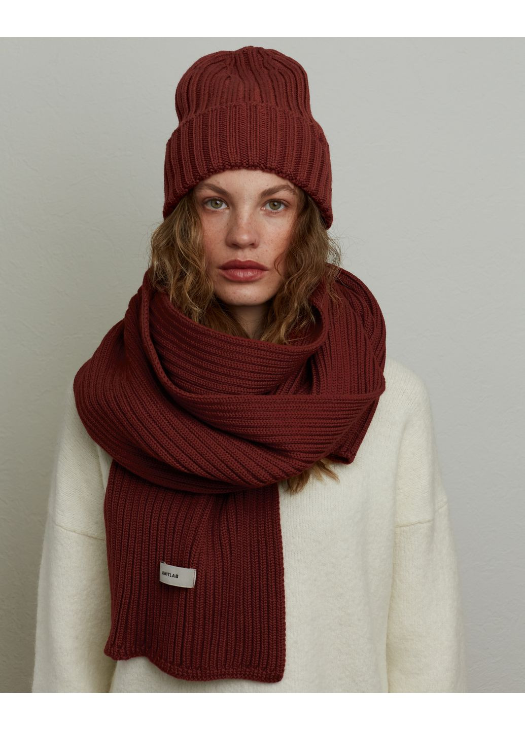 Шапка PURE MERINO KNITLAB (365573982)