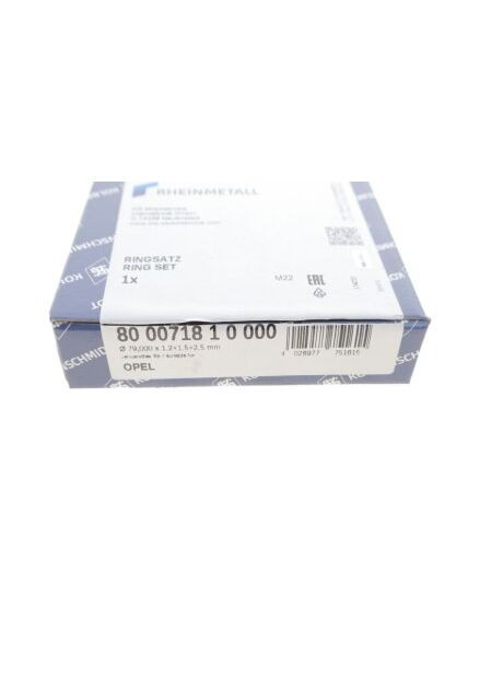 Кільця поршневі (1CYL) OPEL 79.0 (1.2/1.5/2.5) Y16XE/Z16SE/Z16XE 800071810000-ua Kolbenschmidt (366176507)