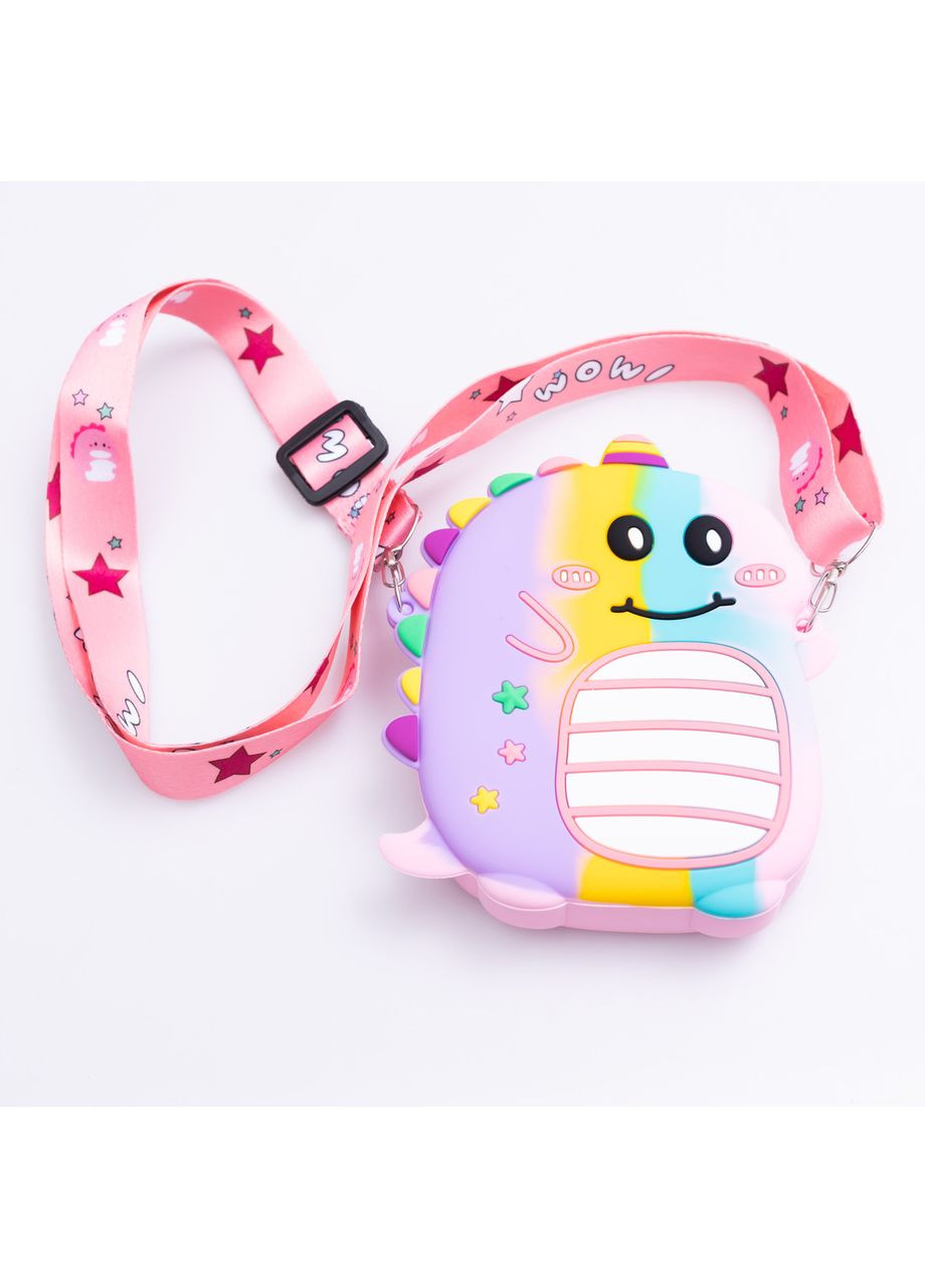 Детская силиконовая сумка Динозавр 12×11×3 (см) через плечо HP-55-4V Yiwu (370707810)