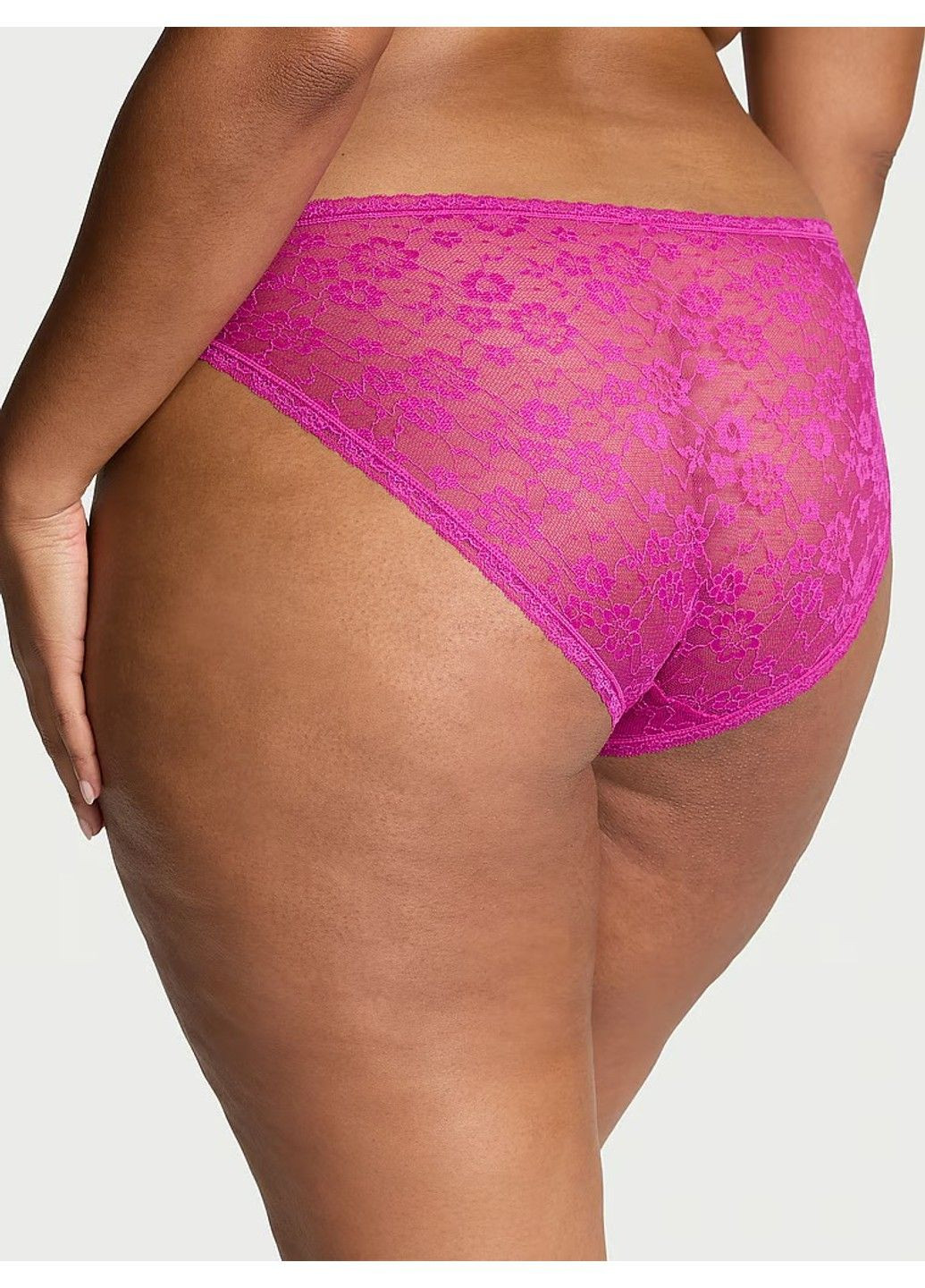 Трусики бикини Lace Bikini Panty Black Victoria's Secret (332796331)