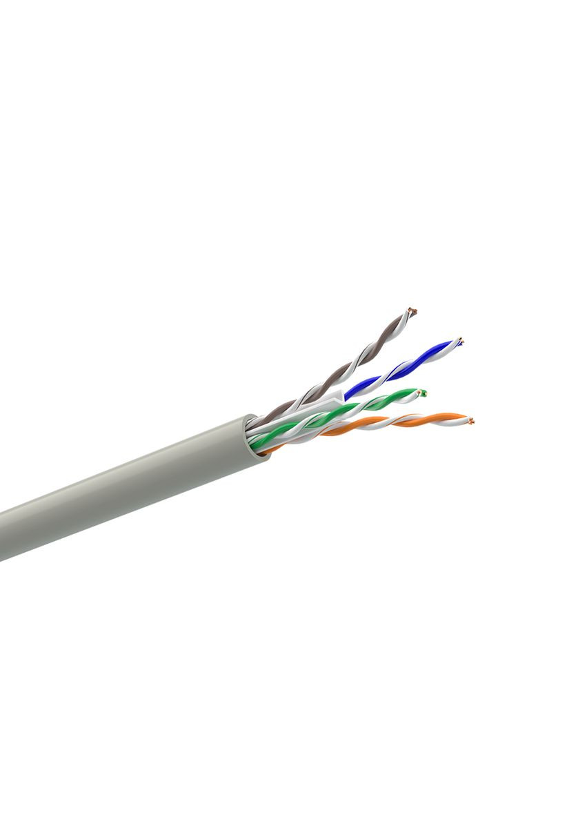 Кабель витая пара OK-net КПВ-ВП (250) 4*2*0,54 (U/UTP-cat.6), CU, для внутренних работ, 305 м Одескабель (299337719)