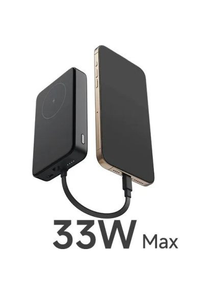 Батарея универсальная 10000mAh 33W Magnetic Integrated Cable grey (BHR9823GL) Xiaomi 10000mAh 33W Magnetic Integrated Cable grey (370914786)