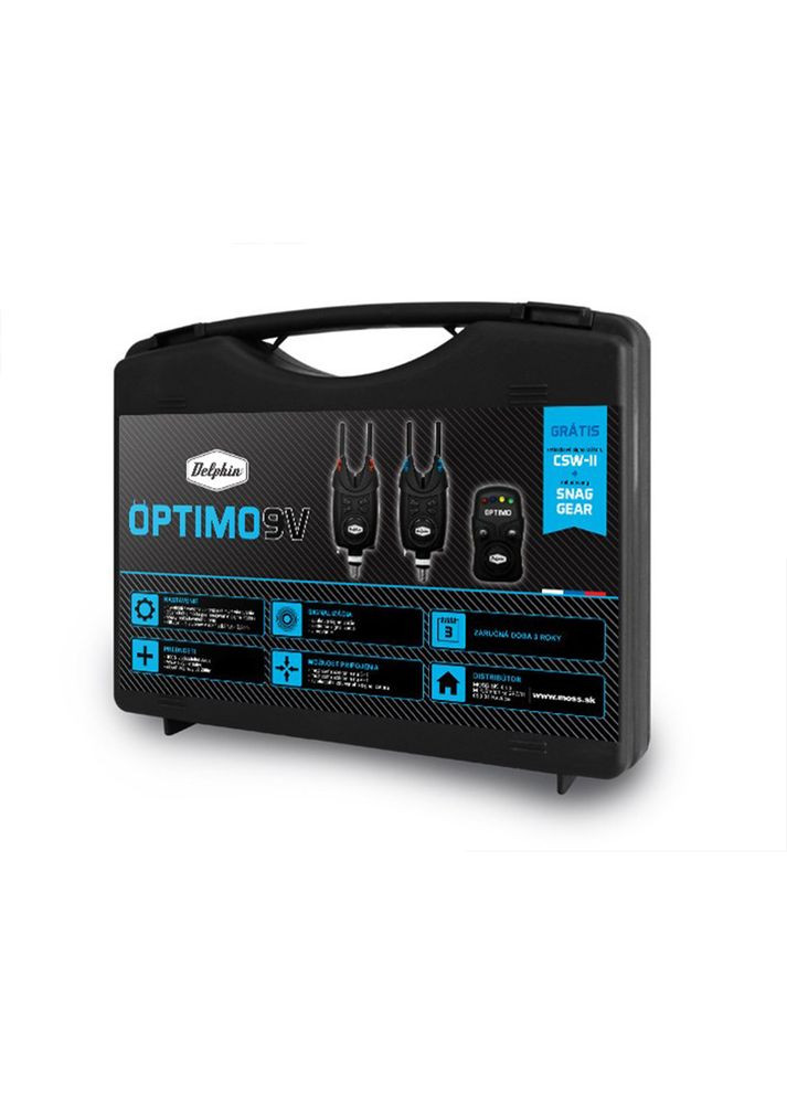 Набор сигнализаторов клевого OPTIMO 9V + CSWII + Snag 2+1 900022400 Delphin (317351147)