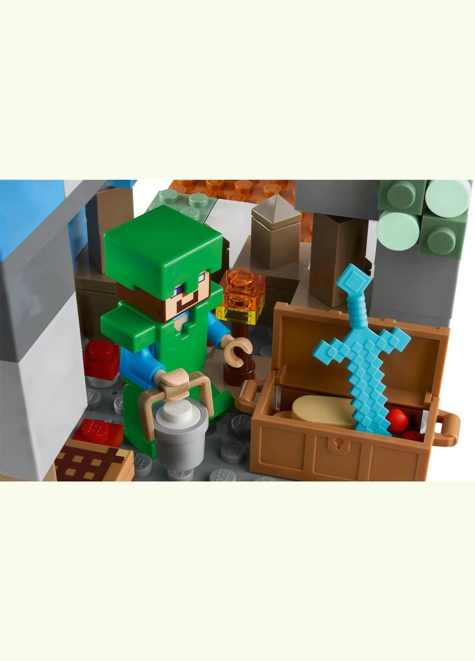 Конструктор Minecraft Замерзшие верхушки 21243 Lego (316694082)