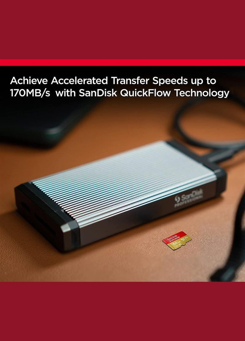 Карта памяти MicroSDXC512GB C10 UHSI Extreme V30 U3 R190/W130MB/s + SD (SDSQXAV-512G-GN6MA) SanDisk (314973839)