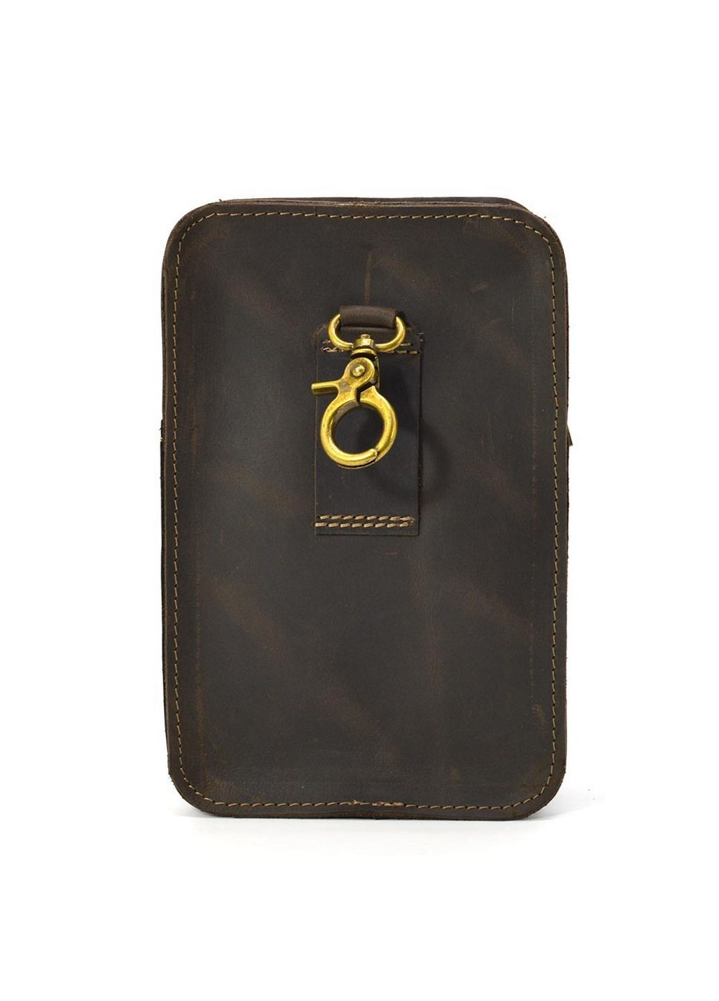 Чоловіча шкіряна сумка на пояс 20х13,5х5 см TARWA (315870120)