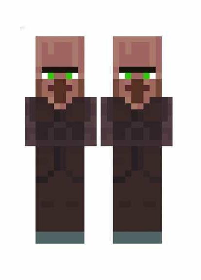 Дакимакура 150х50 см Деревенский житель Майнкрафт Minecraft Подушка с наволочкой двухсторонняя Viva (346055941)