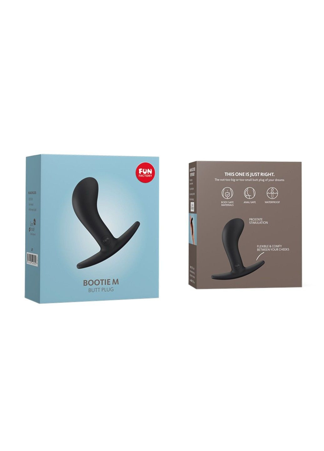 Анальна пробка BOOTIE M чорна Fun Factory (317256851)