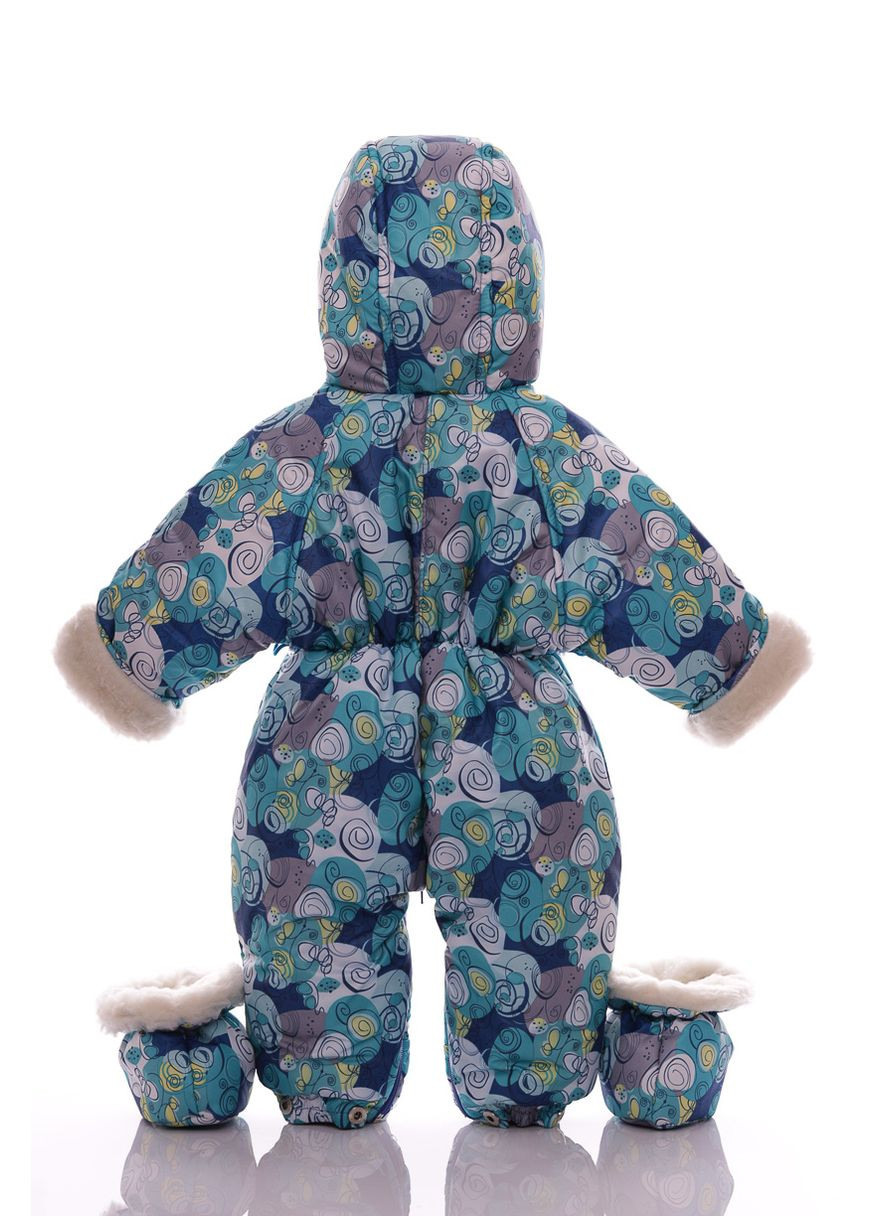 Комбинезон Трансформер для мальчика на меху галактика синий см (27480) BABYKROHA (297200540)