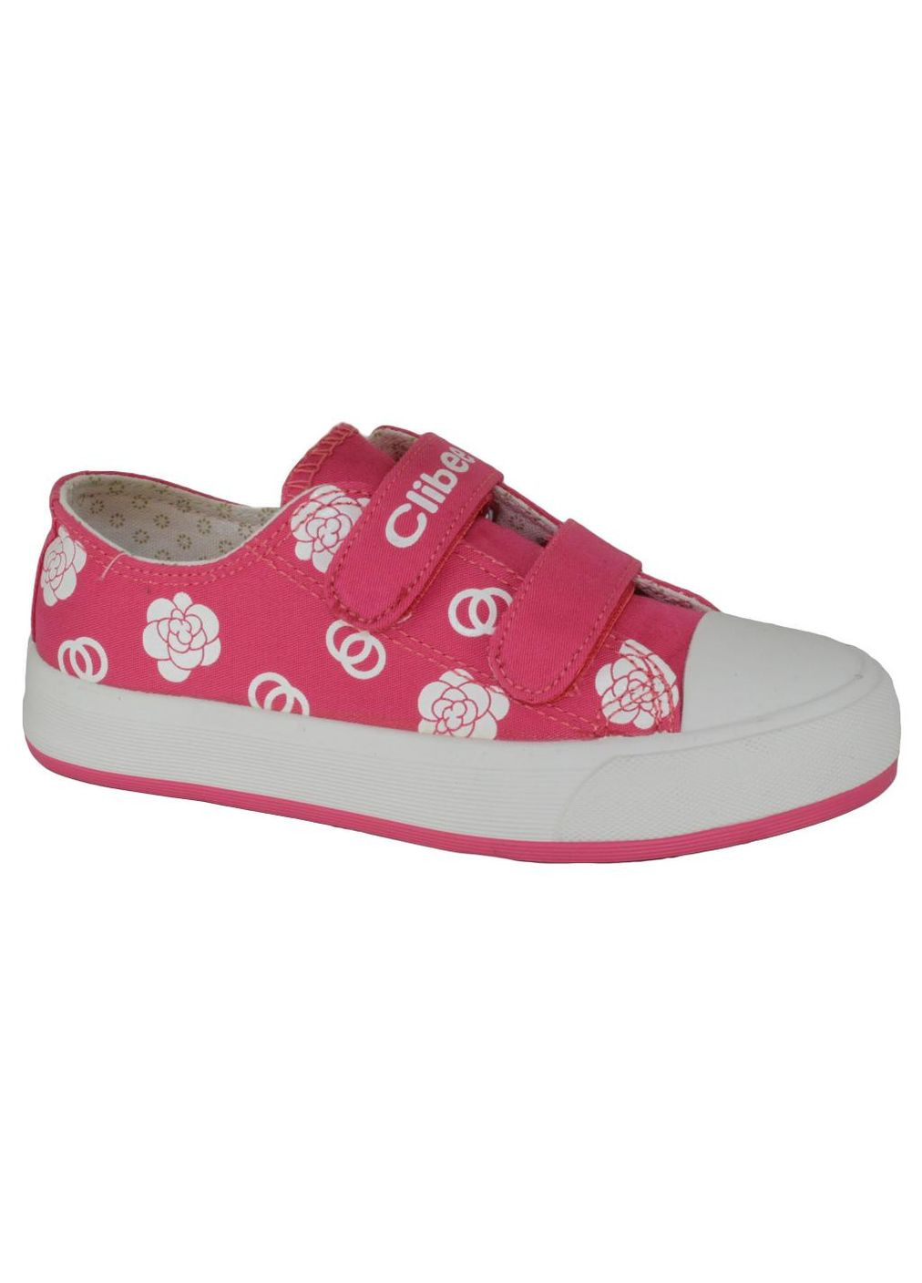 Малинові кеди 104 для дівчаток малинові, текстиль. розмір Clibee