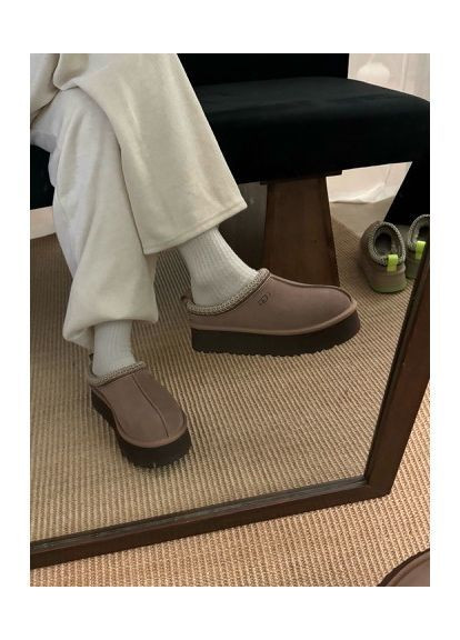 Уггі UGG Tazz Slipper Chocolate жіночі зимові Sb (365250877)