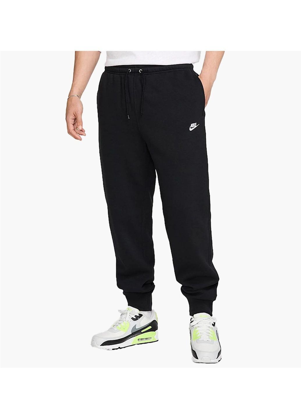 Черные демисезонные брюки Nike