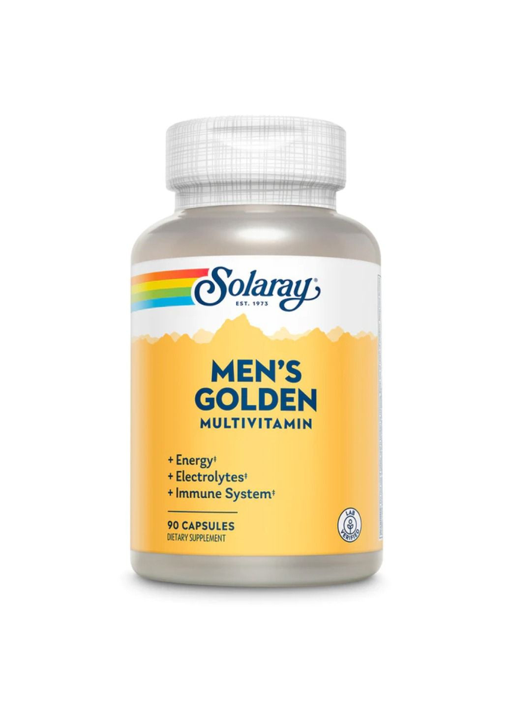 Комплекс вітамінів Men's Golden Multi-Vitamin - 90 caps Solaray (288677425)
