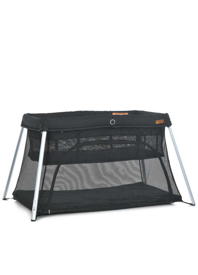 Кроватка-манеж SO EASY ME 2 в 1 черная для новорожденных до 15 кг складная детская кроватка манеж для сна и игр El Camino (368758110)