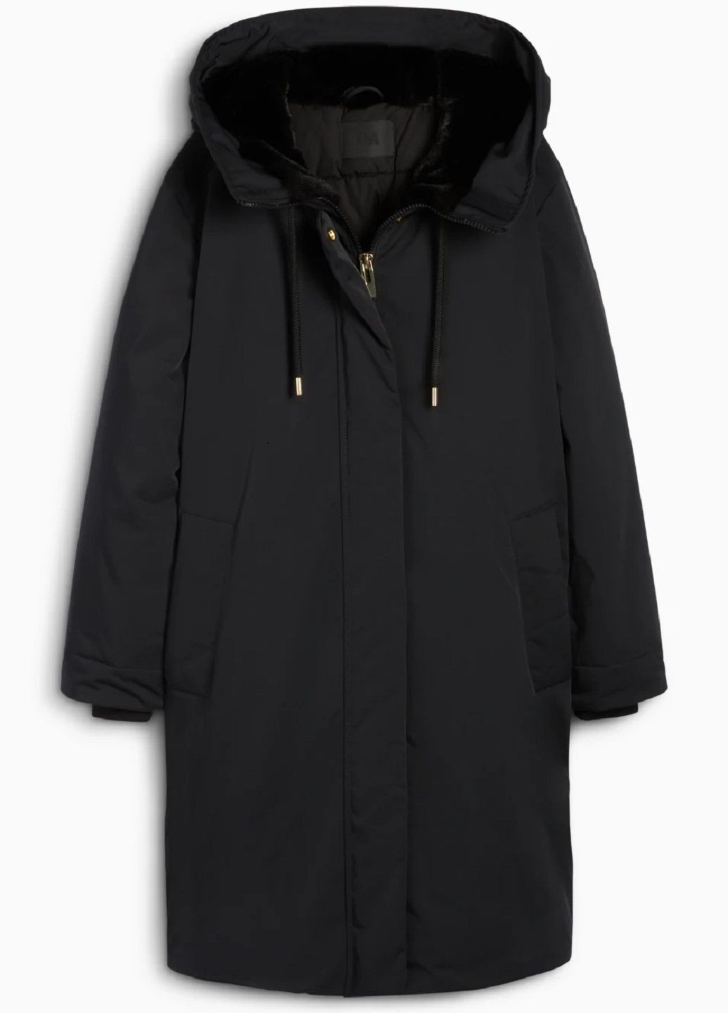 Чорна демісезонна куртка C&A