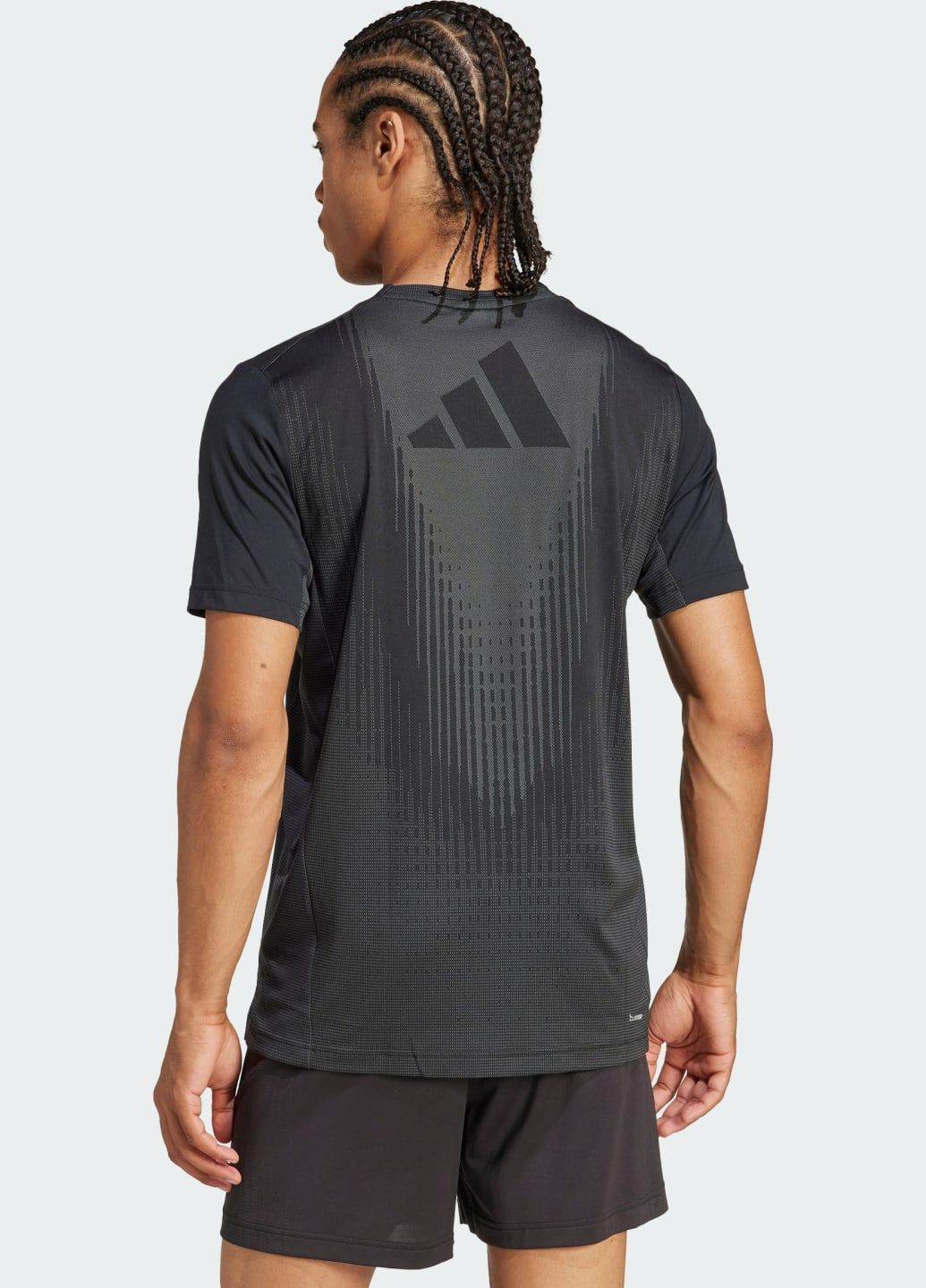 Черная футболка airchill adidas