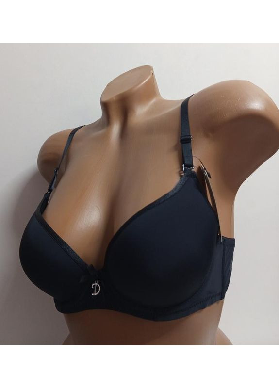 Чорний бюстгальтер чашка в (2) FNNISS з кісточками