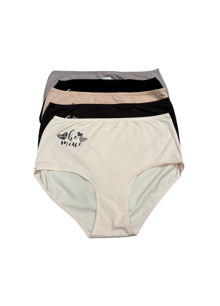 Труси жіночі бавовняні 160-166 см 10635 (5 шт/уп) Nicoletta (322820202)