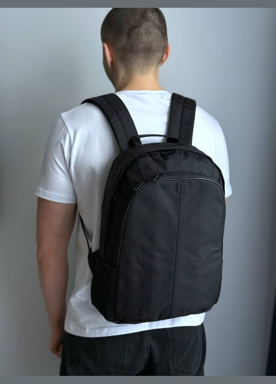 Черный рюкзак базовый для обучения спорта работы ноутбука мужской женский City YR No Brand (331020983)