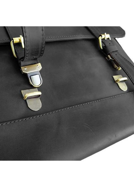 Сумка портфель через плечо для мужчин из натуральной кожи для документов А4 с отделением для ноутбука Коричневый 40528 TARWA (361432912)