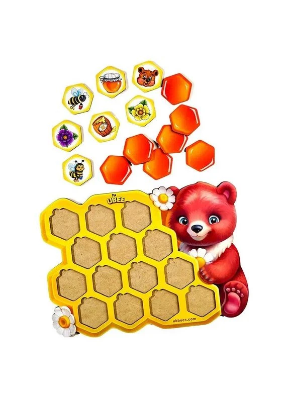 Дитячий пазл сортер "Меморі стільники" (ПСД277) PSD277 PSD277 Ubumblebees (392268895)