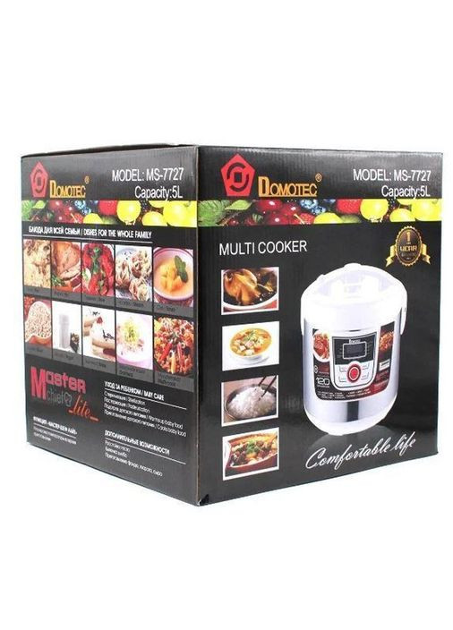 Мультиварка MS-7727 5 л 900 Вт, 12 режимов, Мультиварка электрическая кухонная с чашей Domotec (364665532)