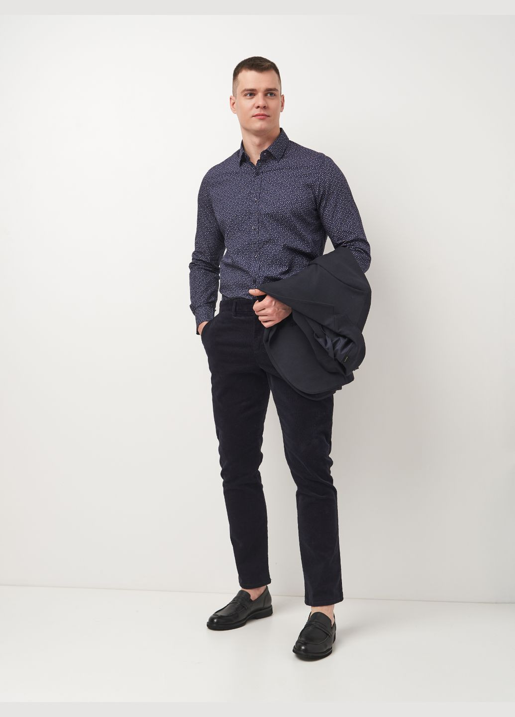 Сорочка regular з бавовни Massimo Dutti (316052365)