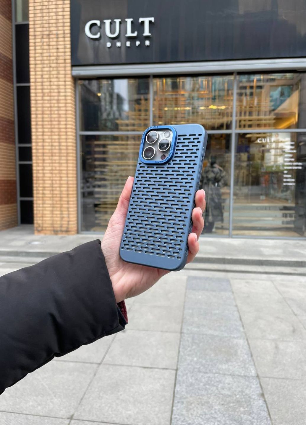 Чохол для iPhone 16 Breeze blue / чохол айфон 16 синій No Brand (322720243)