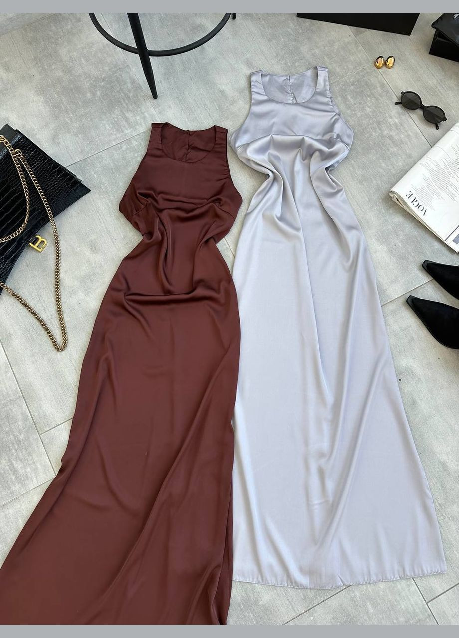 Коричнева святковий, карнавальний, вечірня сукня з шовку армані — нова колекція! з відкритими плечима queensleep_7km