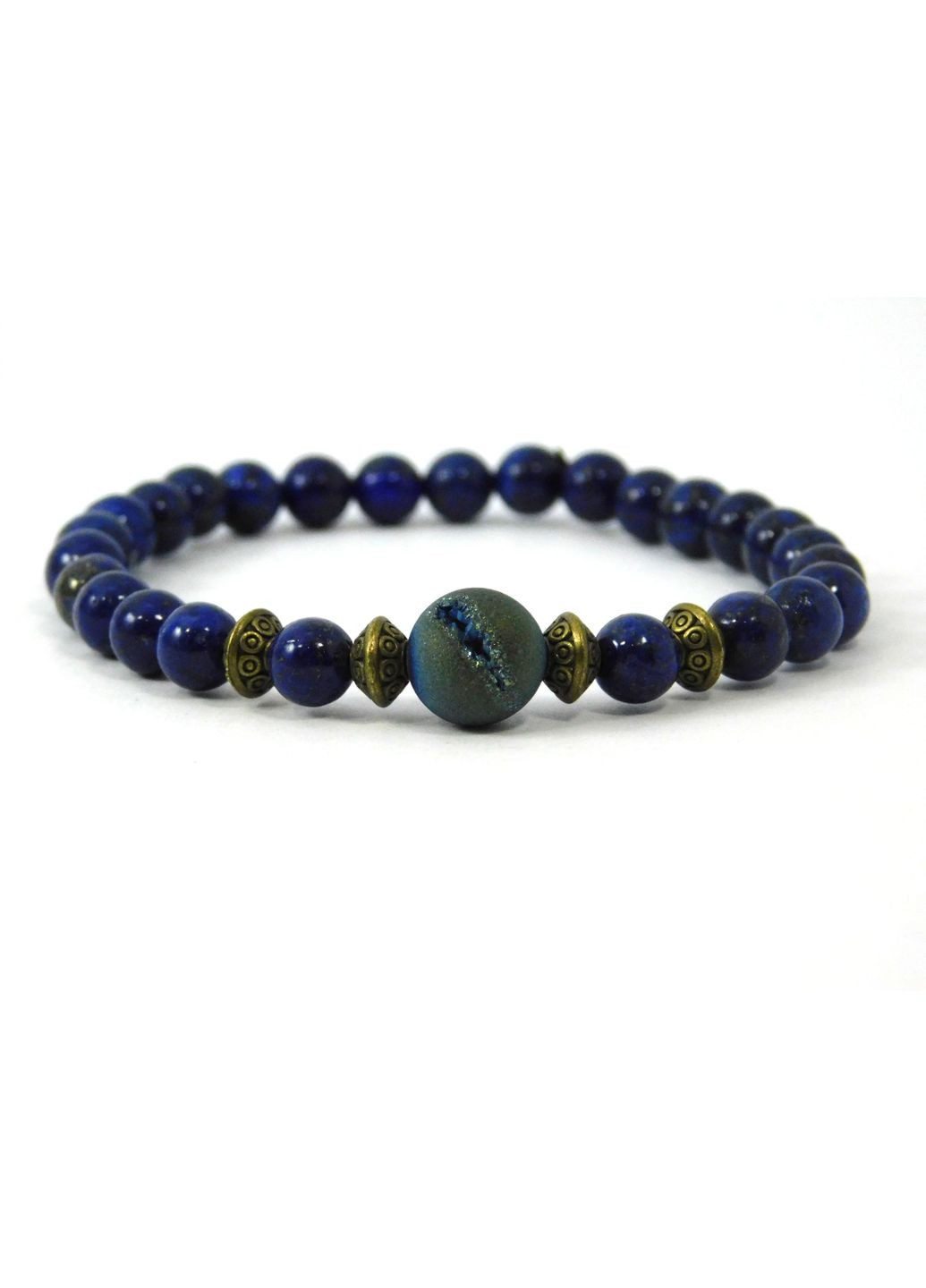 Браслет Агат друза, Лазурит 15 Fursa fashion (327273712)