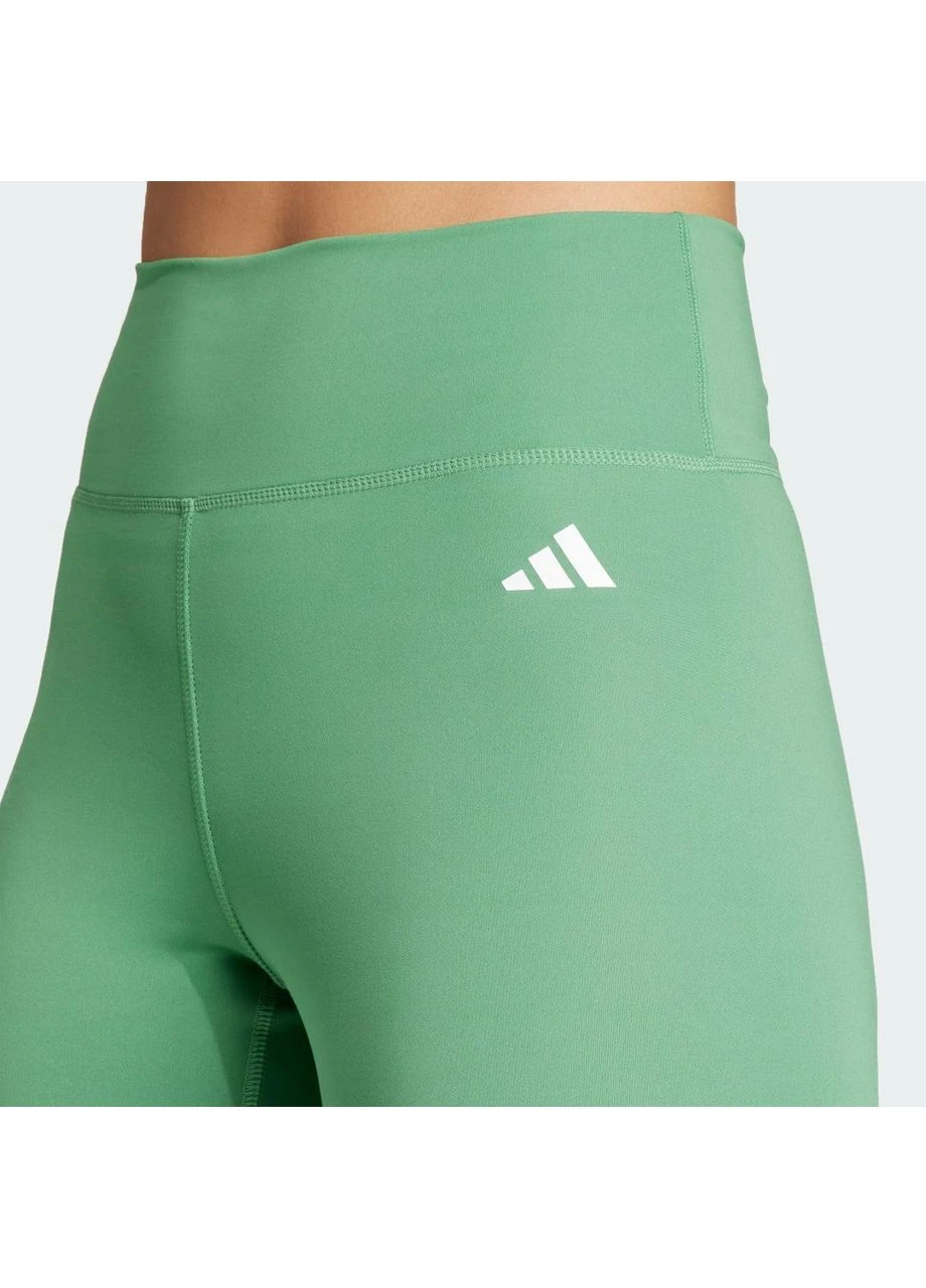 Зеленые демисезонные лосины high-waisted 7/8 essentials green it9373 adidas