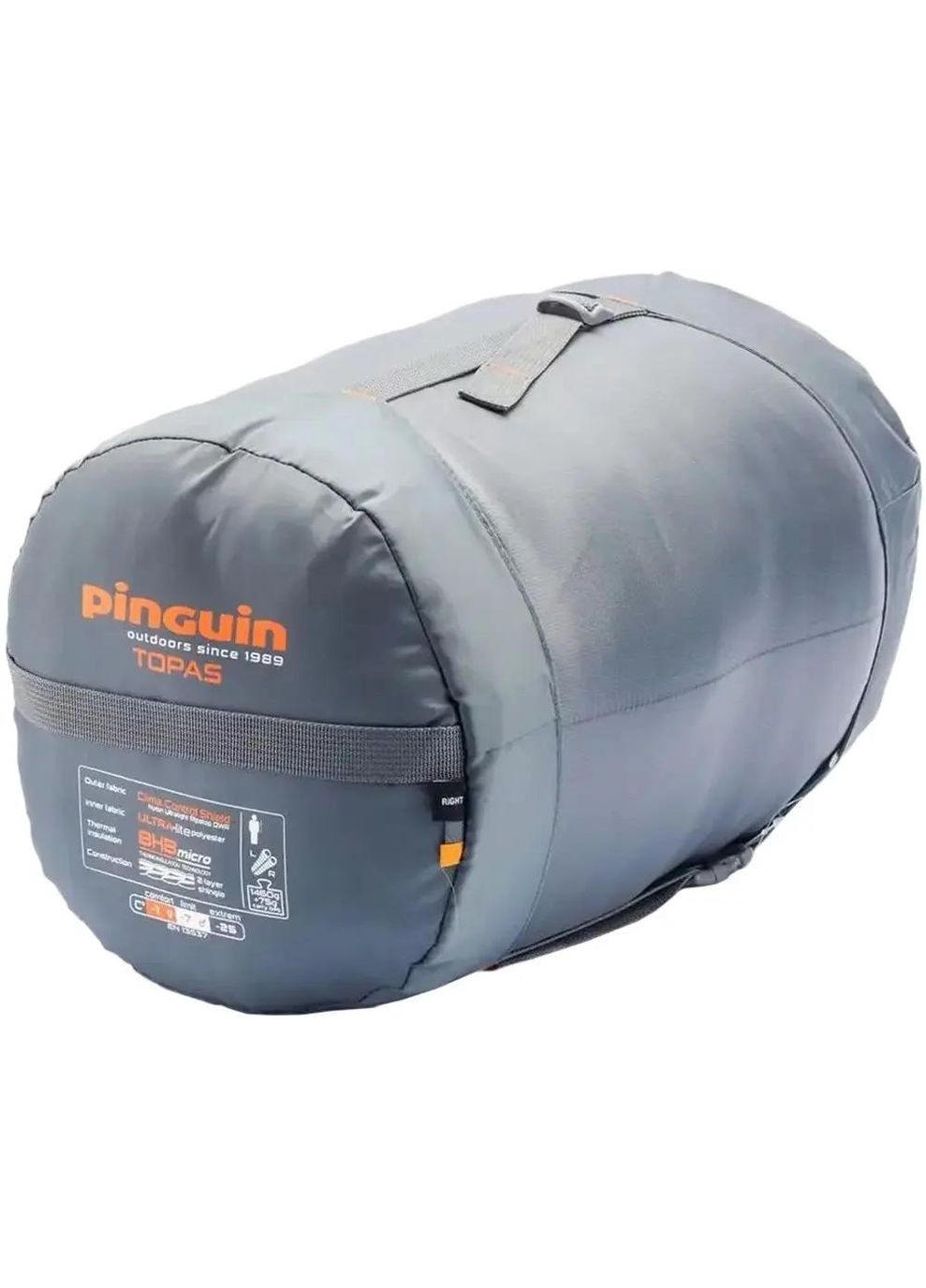 Спальний мішок Topas CCS 175 2020 L Grey Pinguin (316446487)