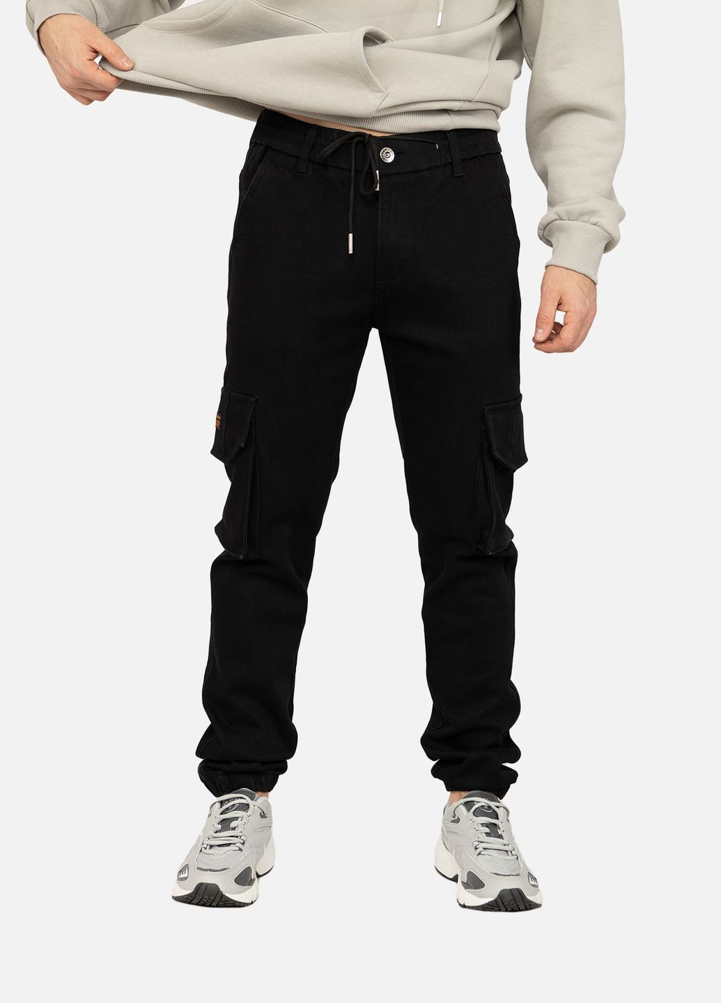 Черные зимние брюки Fangsida