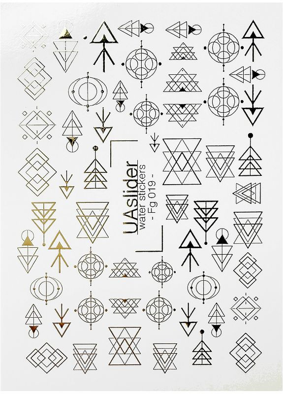 Слайдер-дизайн для ногтей Fg 019 Slider (353844416)