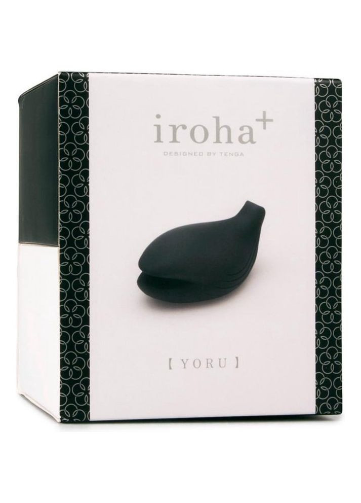 Вібратор для клітора у формі кита + Yoru Tenga, медичний силікон, чорний Iroha (371389006)