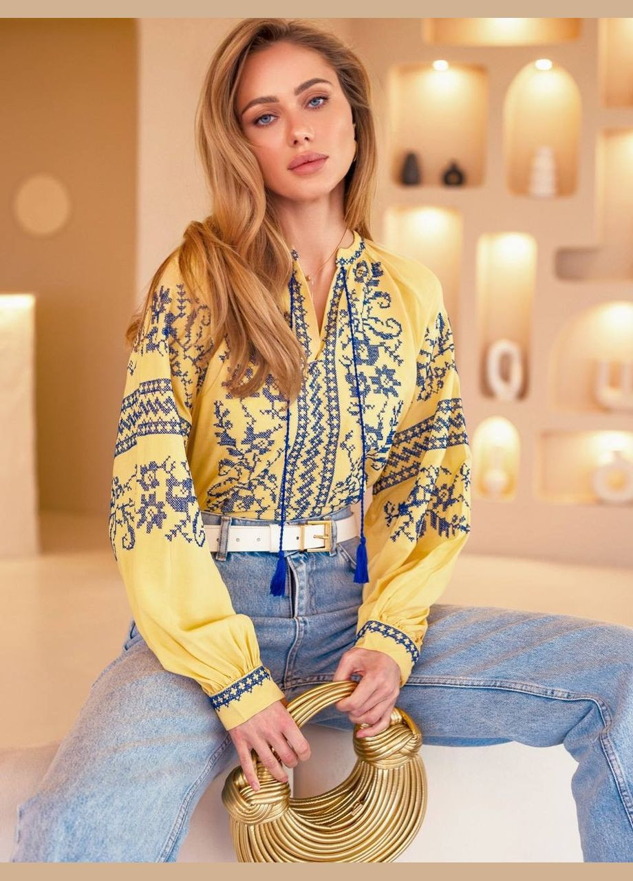 Желтая рубашка ESQ