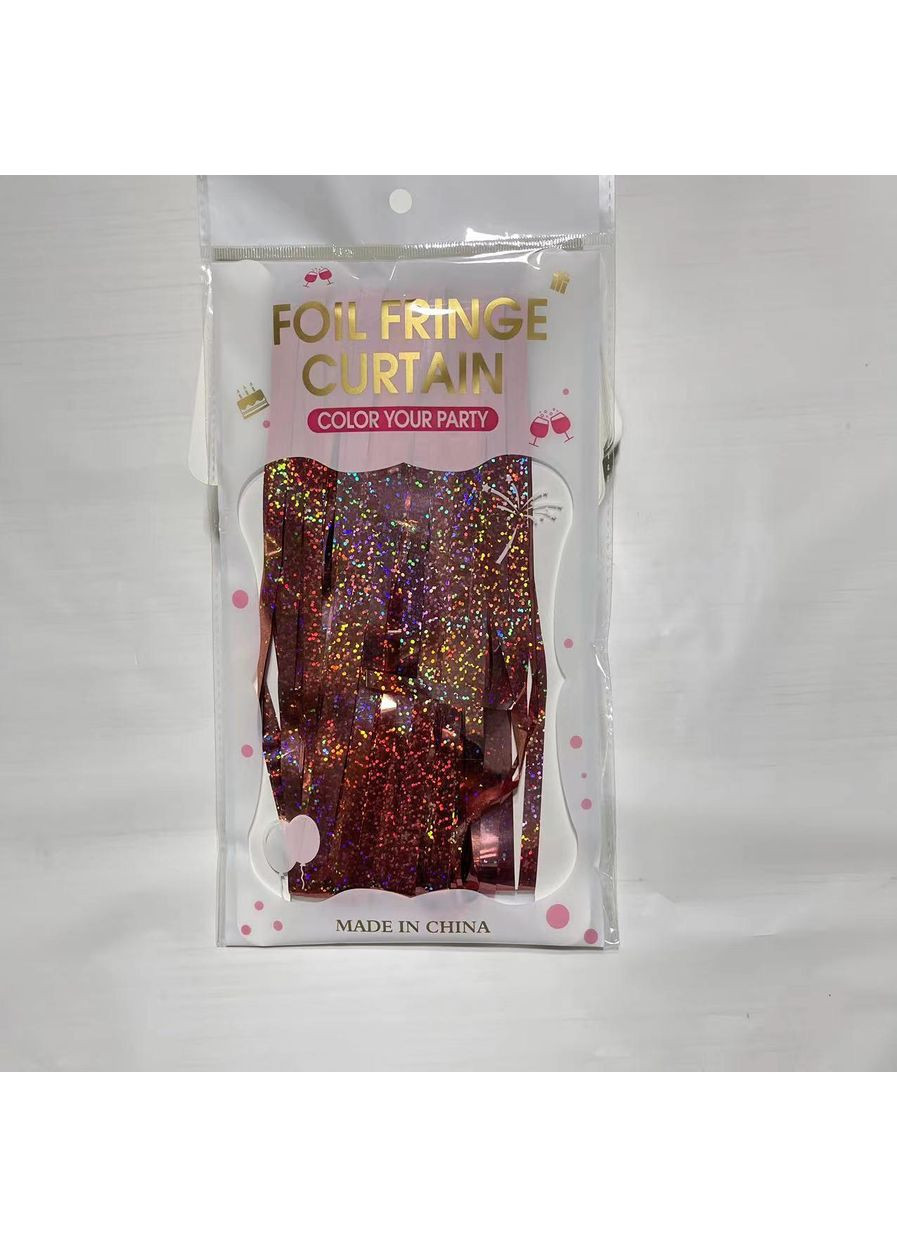 Шторка завіса з фольги для фотозон, день народження Бордовий 1х2 метри Nadvirna 111Skin (370269828)